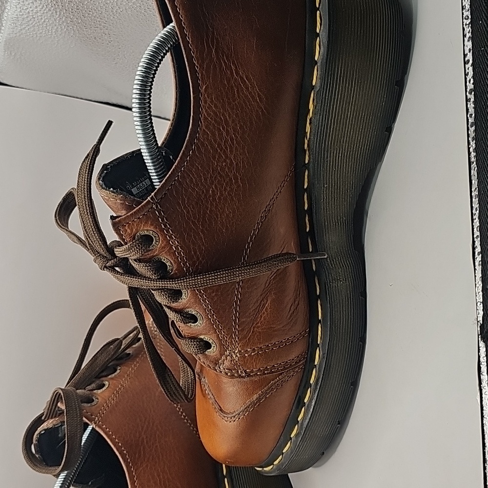 Dr. Martens Vintage Chunky Cap Toe Platform Oxfords UK 9 US 10M - Picture 7 of 10
